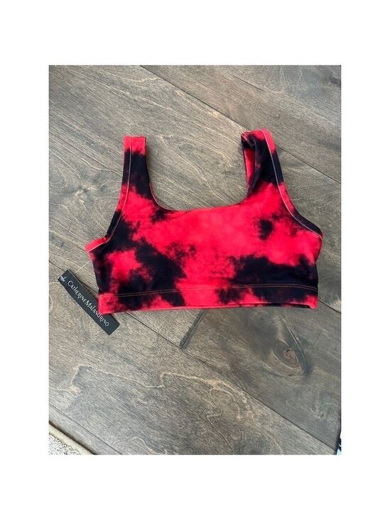 Catherine Malandrino Tops - Catherine Malandrino Sports Bra, Color Red and Black, Size Small